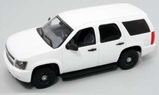 First Response 1/43 Chevy Tahoe Police SUV   Plain White   Great For 