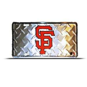   Sf Giants Mlb Metal Sport License Plate Wall Sign Tag Automotive