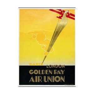  Golden Ray Air Union Poster Print: Home & Kitchen