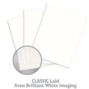   : CLASSIC Laid Avon Brilliant White Paper   500/Ream: Office Products
