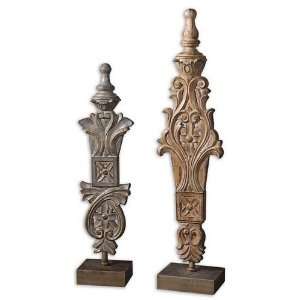  Taiki Large Finials S/2 by Uttermost: Home & Kitchen