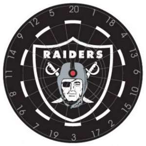  Oakland Raiders NFL Bristle Dart Board: Sports & Outdoors