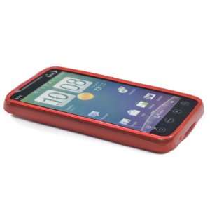  Red TPU Rubber Case for HTC EVO 4g Cell Phones 