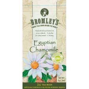 Bromleys Tea ~ Egyptian Chamomile ~ 3 Box Case:  Grocery 