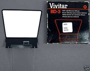 Vivitar BD 3 bounce flash difuser for 4000 & 5000  