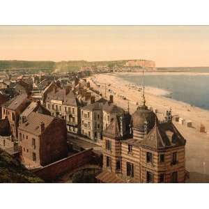   Poster   General view Treport France 24 X 18.5 