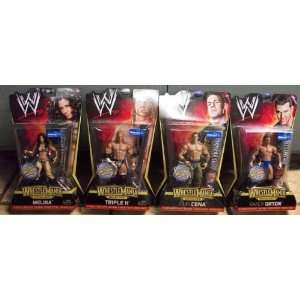   inch figures of John Cena/Triple H/Randy Orton/Melina Toys & Games