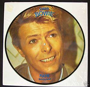 DAVID BOWIE Rare Swedish Interview PICTURE DISC 1984 LP  