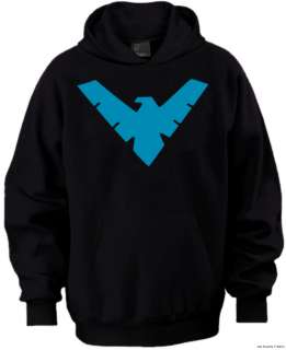 DC Comics Batman Nightwing Symbol Adult Hoodie S XXL  