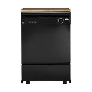  Whirlpool  DP840SWSX 24 Portable Dishwasher with 5 Cycles 