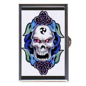  Mystical Evil Skull Tattoo Art Coin, Mint or Pill Box 