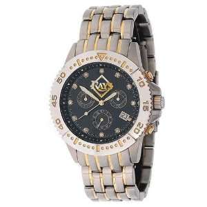   Bay Rays Silver/Gold Mens Legend Swiss Wrist Watch