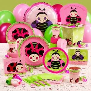  LadyBugs: Oh So Sweet Baby Shower Deluxe Party Pack for 8 