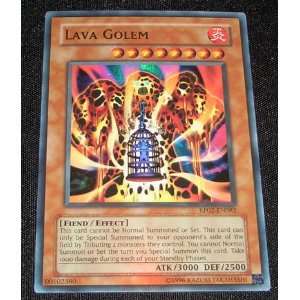  Yugioh RP02 EN082 Lava Golem Super Rare Card: Toys & Games