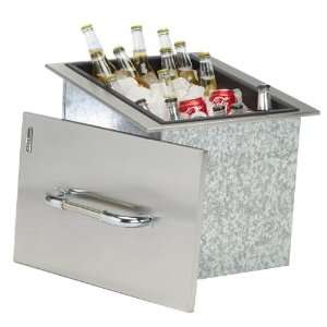   17 inch Stainless Steel Built in Outdoor Ice Chest