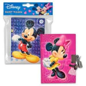  Diary 4 x 5.25 150 Pages w/Lock Mickey Case Pack 48 