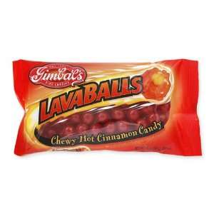 Gimbals Lava Balls Chewy Hot Cinnamon Candy, 14 oz bag, 6 count 
