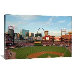 Busch Stadium   Gallery Wrapped Canvas   Museum Quality  Size 20 x 