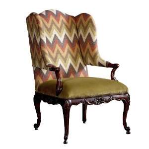   Glessinger Chair in Chevron Fabric by Barclay Butera 