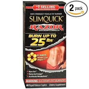  Slimquick Razor Fat Burner Maximum Strength Dietary Supplement 