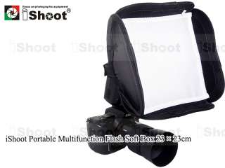 23x23cm flash diffuser speedlight softbox for F42AM F36AM Minolta 