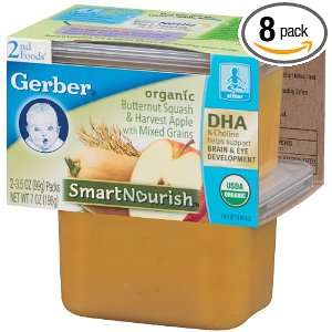 Gerber SmartNourish 2nd Foods, Butternut Squash & Apple with Mixed 