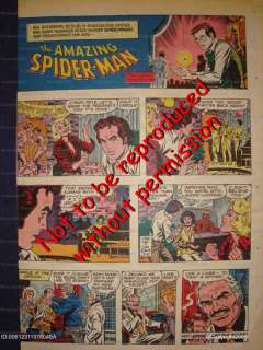0608203S COMIC STRIP SPIDER MAN DEC 31 1978 MAG PAGE  