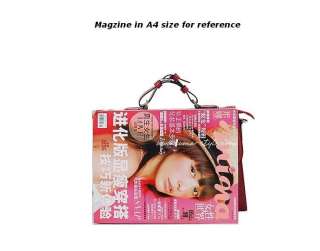 Womens PU Leather Handbag Tote/Shoulder/Messenger Doctor Bag 12 
