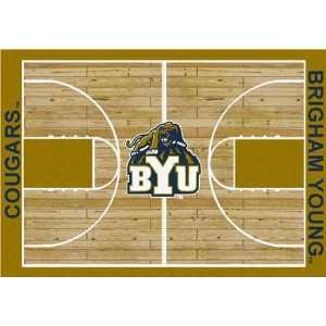  NCAA Home Court Rug   Brigham Young (BYU) Cougars: Sports 