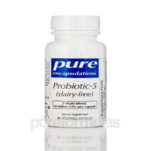  Pure Encapsulations Probiotic 5 (dairy free) 60 Vegetable 
