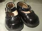 Toddler Girl Black Dress Shoes Mary Janes Kid Doll Size 3 Pantent 