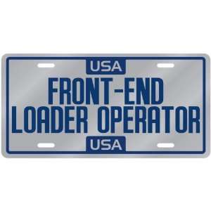  New  Usa Front End Loader Operator  License Plate 