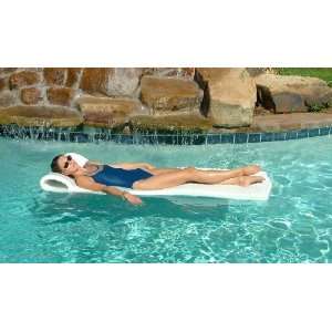   Soft Pool Float in White by Texas Recreation: Patio, Lawn & Garden