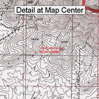   Topographic Quadrangle Map   Dos Cabezas, Arizona (Folded/Waterproof