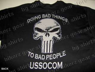SOCOM Navy Seals Delta Force Spec Op T shirt S XL BLACK  
