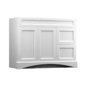 KraftMaid 42 White Summerfield Nordic Casual Bath Vanity VCD421834DR2 