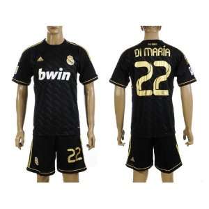  Real Madrid 2012 Di Maria Away Jersey Shirt & Shorts Size 