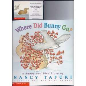    Where Did Bunny Go (Cassette and Book) Nancy Tafuri Books
