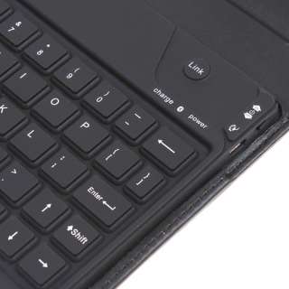 Bluetooth Wireless Keyboard PU Leather Case Cover for Blackberry 
