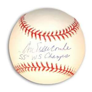  Don Newcombe Baseball Inscribed 55 WS Champs Sports 