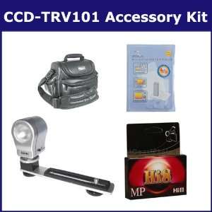 CCD TRV101 Camcorder Accessory Kit includes VID90C Case, HI8TAPE Tape 