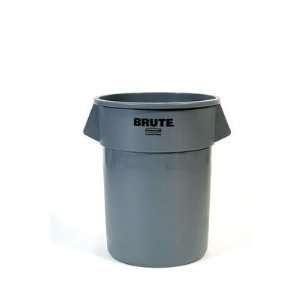  BRUTE 55 Gallon Round Containers [Set of 3] Color: White 