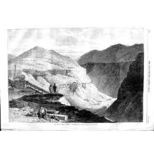  1863 SUEZ CANAL WORKS EXCAVATIONS EL GIRSH MOUNTAINS
