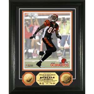   Bengals Chad Ochocinco 24KT Gold Coin Photomint