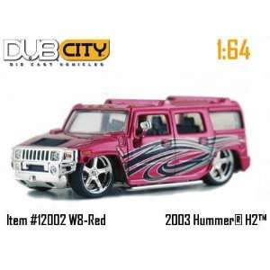   City Candy Red 2003 Hummer H2 1:64 Scale Die Cast Truck: Toys & Games