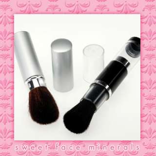 Retractable Refillable Set Mineral Makeup Bare Brushes  