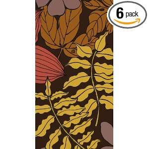 Ideal Home Range Petala, Brown Yellow Guest Towel, 16 Count Package 