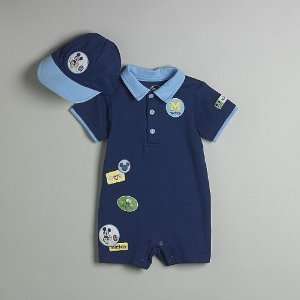   Baby boys Infant Mickey 2 Piece shortall Set, Size 6/9month Baby