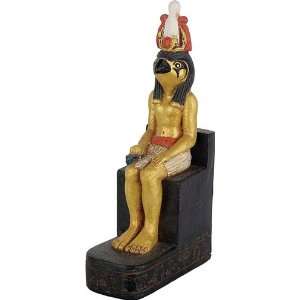  3.5 Miniature Seated Horus Statue: Home & Kitchen