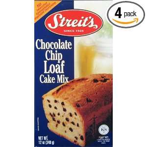 Streits Loaf, Chocolate Chip, Passover, 12 Ounce (Pack of 4):  